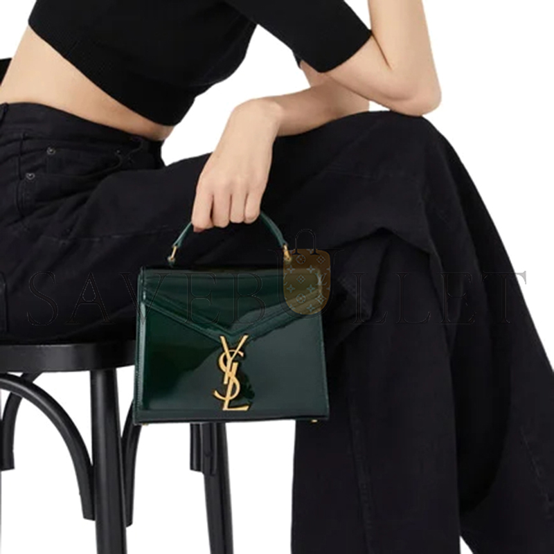 Y*L cassandra mini top handle bag in patent leather 623930aaef93856 (20*16*7.5cm)